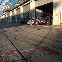 Teammotorrader am Nurburgring